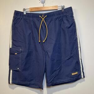 Britches Brand Classic Board Shorts Mens Size XXL Navy 10” Inseam Surf Swim‎ NWT